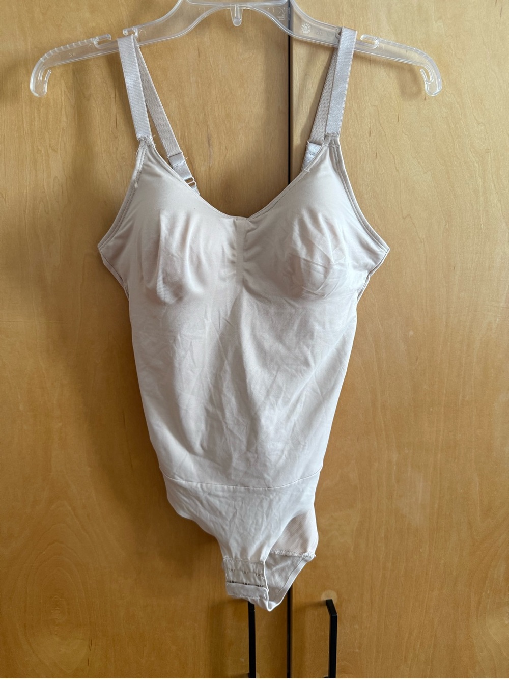 Miraclesuit Light Beige Shaping Bodysuit with Built-In Cups